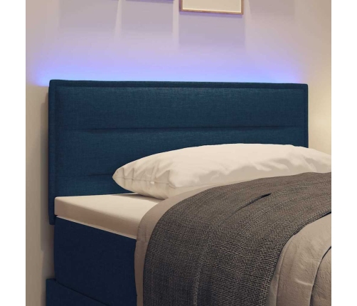 Led Gultas Galvgalis Līniju Dizains Zils 90 Cm Audums Vidaxl