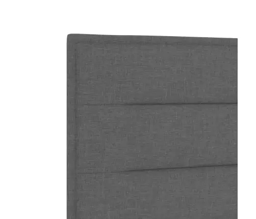 Led Galvgali Līniju Dizains Tumši Pelēks 100 Cm Audums Vidaxl