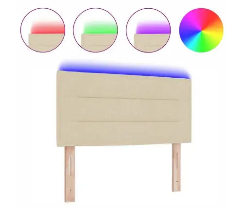 Led Galvūgalis Su Galvūgalio Kreminė 100 Cm Poliesteris