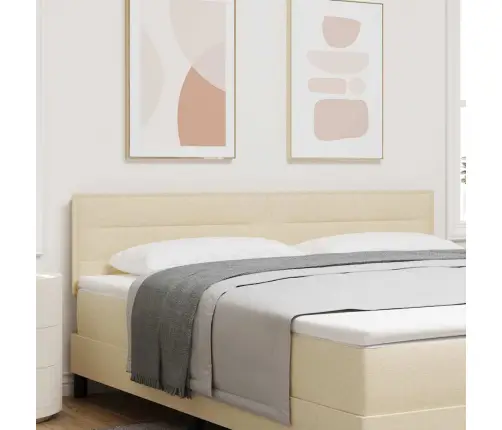 Led Gultas Galva Ar Galvas Klāju Krēmkrāsa 180 Cm Poliesters Vidaxl