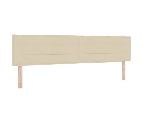 Led Galvas Dēlis Līniju Dizainā Krēmkrāsā 100 Cm Audums Vidaxl