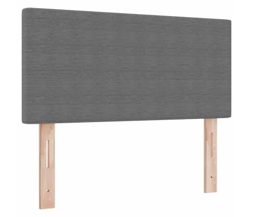 Led Galvas Balsts - Vienkāršs Dizains, Gaiši Pelēks, 80 Cm Garš, Samta Audums Vidaxl