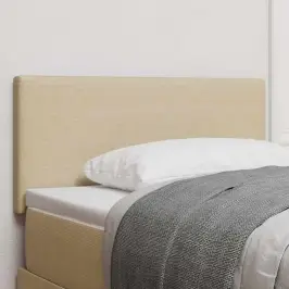 Led Gultas Galva Ar Galvas Klāju Pelēki Zaļa 80 Cm Audums Vidaxl