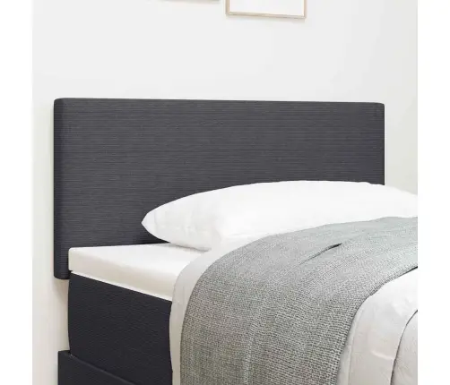 Led Galvūgalis Su Galvūgalio Tamsiai Pilka 90 Cm Audinys