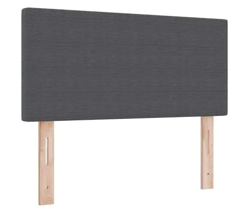 Led Galvūgalis Su Galvūgalio Tamsiai Pilka 90 Cm Poliesteris