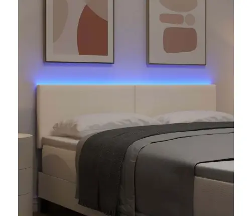 Led Peatoed Led -Ribatuledega Peaga Cream 144 Cm Polüester