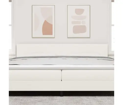 Led Gultas Galva Ar Galvas Klāju Krēmkrāsa 200 Cm Poliesters Vidaxl