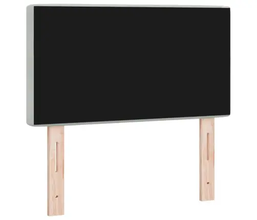 Led Galvūgalis Su Galvūgalio Šviesiai Pilka 80 Cm Poliesteris