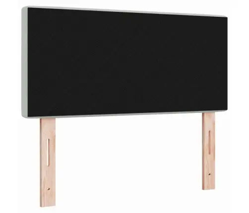 Led Galvas Dēlis Ar Kristāla Pogām, Gaiši Pelēks, 90 Cm, Samts Vidaxl