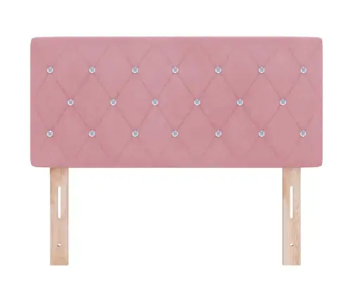 Led Gultas Galva Ar Galvas Klāju Rozā 100 Cm Poliesters Vidaxl