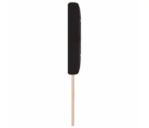 Led Galvas Atzveltne Ar Kristāla Pogām, Melna, 80 Cm, Samts Vidaxl