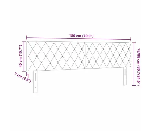 Led Gultas Galvas Spilvens Ar Kristāla Pogu Apdari, Tumši Zaļš 90 Cm Samts Vidaxl