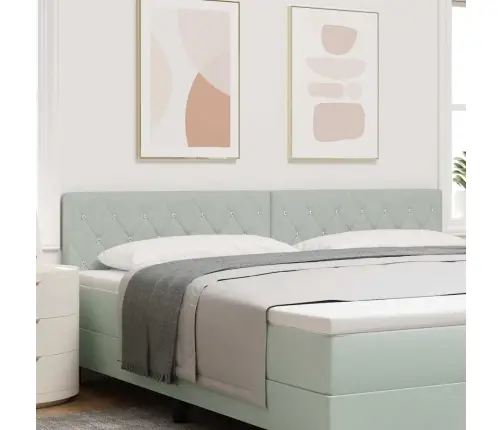 Led Galvas Dēlis, Pelēks 100 Cm, Samts Vidaxl