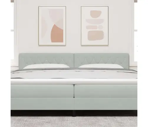 Led Galvas Dēlis, Pelēks 100 Cm, Samts Vidaxl