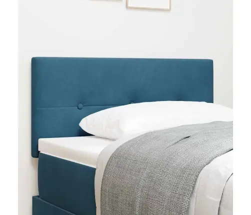 Galvūgalis Su Led Juostelių Žibintais Mėlyna 90 Cm Aksomas Galvūgalis Su Led Juostelių Žibintais Mėlyna 90 Cm Aksomas