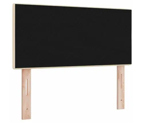 Led Gultas Galvgalis Ar Galvas Klāju Krēmkrāsa 100 Cm Audums Vidaxl