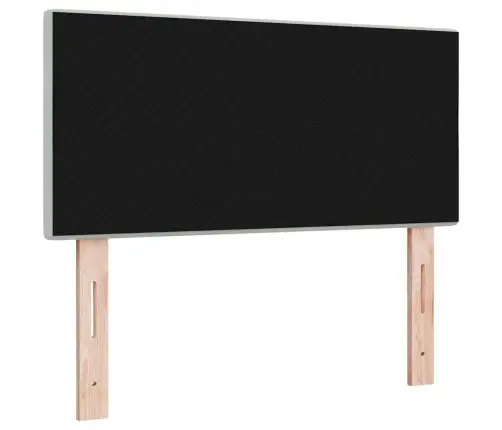 Led Gultas Galvas Dēlis Ar Pogām, Gaismas Pelēks, 100 Cm, Samts Vidaxl