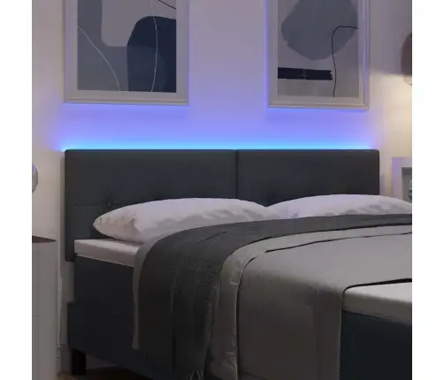 Led Peatoed Led -Ribatuledega Peaga Tumehall 144 Cm Polüester