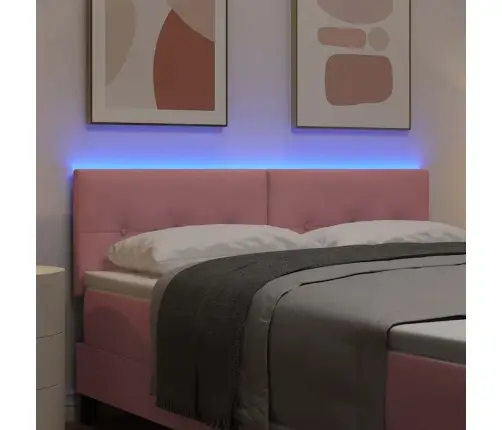 Led Peatoed Led -Ribatuledega Peaga Roosa 144 Cm Polüester