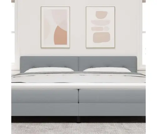 Peatoed Led -Ribatuledega Peaga Helehall 200 Cm Kangas