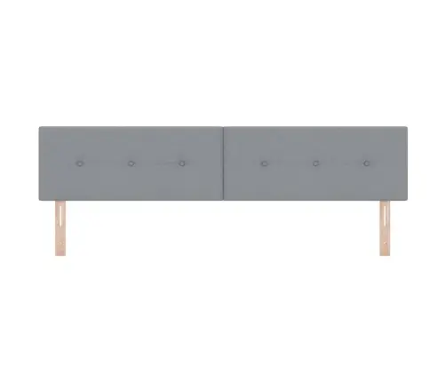 Peatoed Led -Ribatuledega Peaga Helehall 200 Cm Kangas