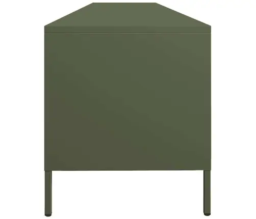 Tv Skapītis, Olīvu Zaļš, 202X39X43,5 Cm, Auksti Velmēts Tērauds Vidaxl Tv Skapītis, Olīvu Zaļš, 202X39X43,5 Cm, Auksti Velmēts Tērauds Vidaxl