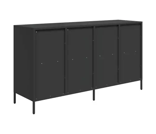 Šoninė Spintelė, Juoda, 135X39X73,5cm Plienas