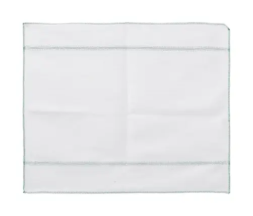 Tīrīšanas Lupatiņas, 50 Gab., Baltas Ar Zaļām Svītrām, 50X60 Cm Vidaxl