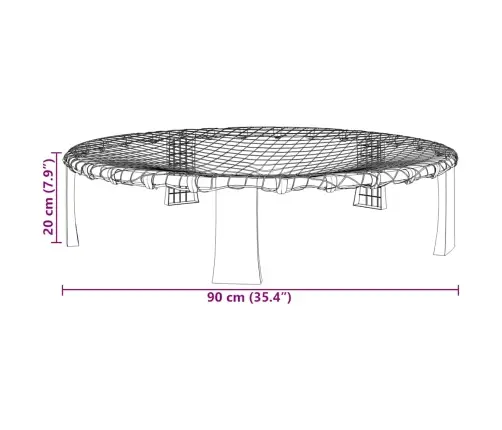 Apvalaus Tinklo Rinkinys Su 3 Kamuoliukais, Ø90X20Cm