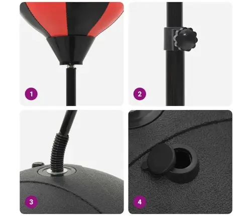 Štancēšanas Bumbiņu Komplekts Ar Cimdiem, Un Sūkni, 81-122 Cm Vidaxl