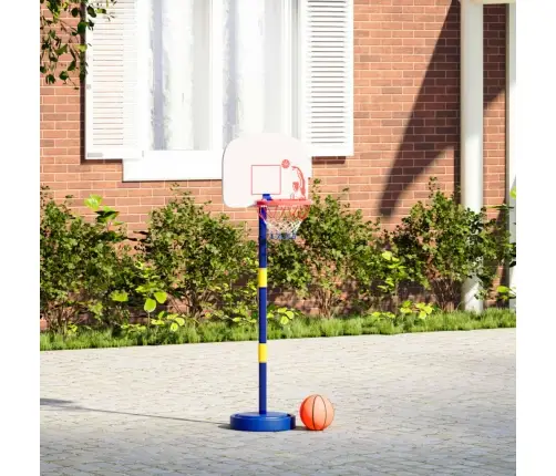Krepšinio Stovas Su Kamuoliu/Pompa, 90/121Cm
