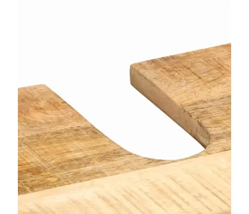 Vonios Baldų Rinkinys 3 Pcs Ruda Kietas Atkurtas Medis