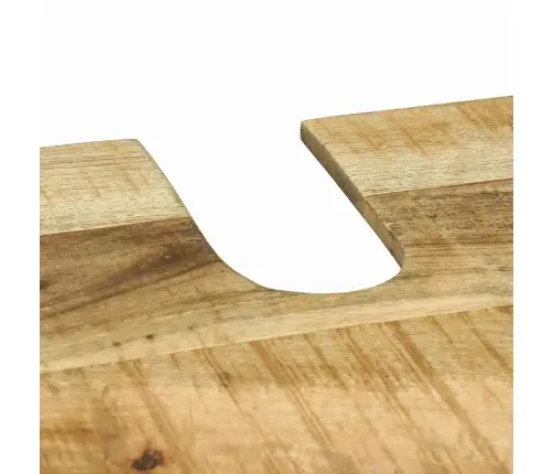 Vannitoa Mööbleset Riiuliga Uksega 4 Pcs Pruun Tugev Mango Puu