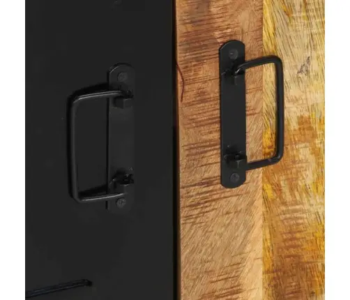 Vannas Istabas Mēbeļu Komplekts 4 Pcs Brūna Cieta Mango Koksne Vidaxl