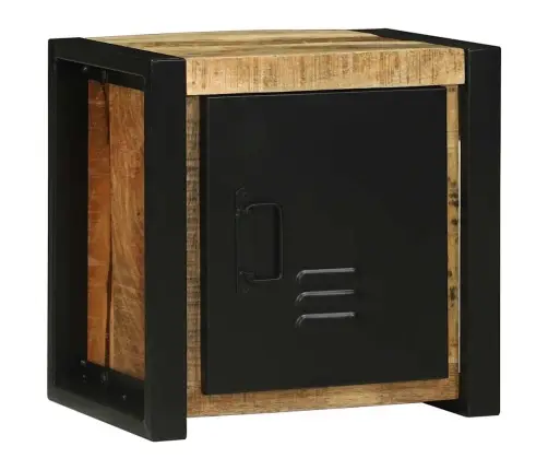 Vannas Istabas Mēbeļu Komplekts 4 Pcs Brūna Cieta Mango Koksne Vidaxl