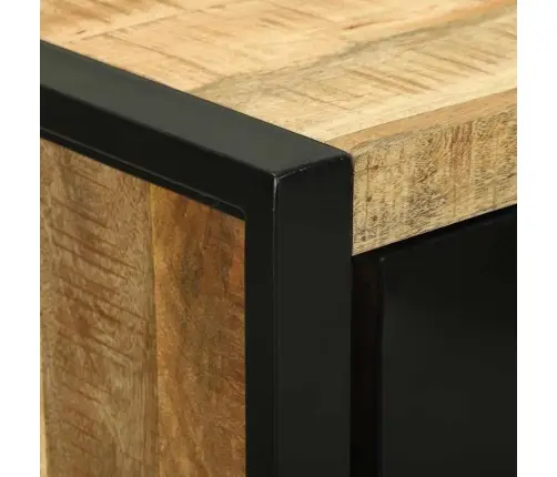 Vannas Istabas Mēbeļu Komplekts 4 Pcs Brūna Cieta Mango Koksne Vidaxl