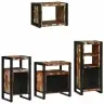 Vannas Istabas Mēbeļu Komplekts 4 Pcs Ciets Atjaunots Koks Vidaxl