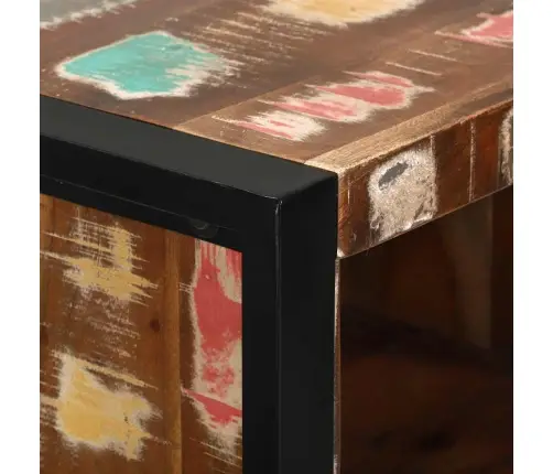 Vannitoa Mööbleset 4 Pcs Mitmevärviline Tugev Taastatud Puit