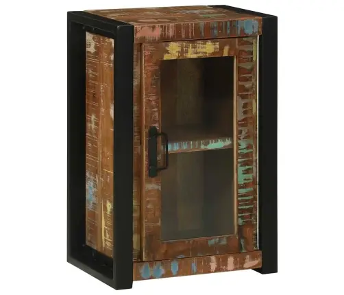 Vannitoa Mööbleset 4 Pcs Mitmevärviline Tugev Taastatud Puit