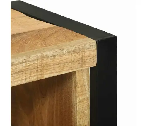 Vannas Istabas Mēbeļu Komplekts 4 Pcs Brūna Cieta Mango Koksne Vidaxl