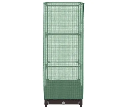 Paaugstināta Puķu Kaste Ar Pārsegu, 40X40X123 Cm Vidaxl