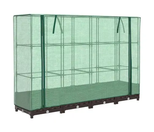 Taimekast Kasvuhoonekattega, Rotangi Välimus, 160 X 40 X 123 Cm