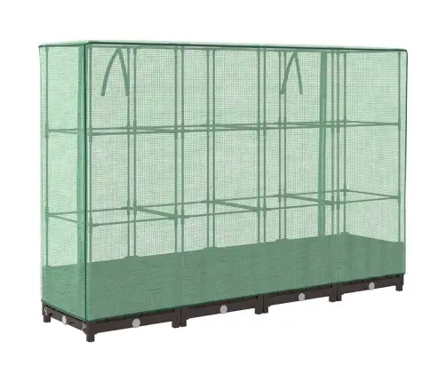 Taimekast Kasvuhoonekattega, Rotangi Välimus, 160 X 40 X 123 Cm