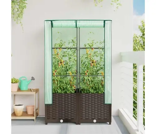 Pakelta Lysvė Su Šiltnamio Dangčiu, 80X40X138Cm