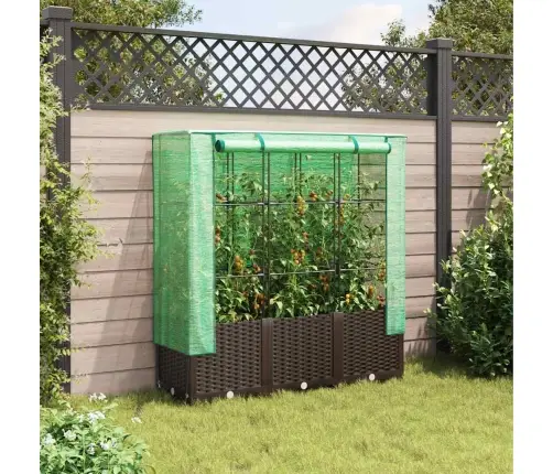 Pakelta Lysvė Su Šiltnamio Dangčiu, 120X40X138Cm