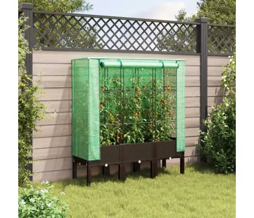 Pakelta Lysvė Su Šiltnamio Dangčiu, 120X40X140Cm