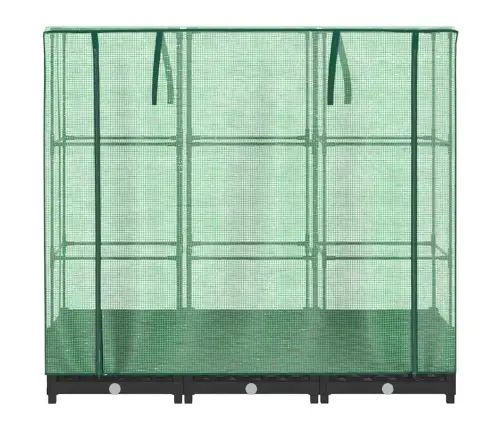 Paaugstināta Puķu Kaste Ar Pārsegu, 120X40X123 Cm Vidaxl