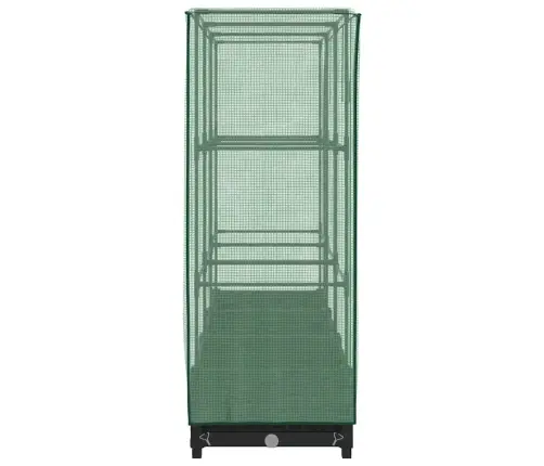 Paaugstināta Puķu Kaste Ar Pārsegu, 120X40X123 Cm Vidaxl