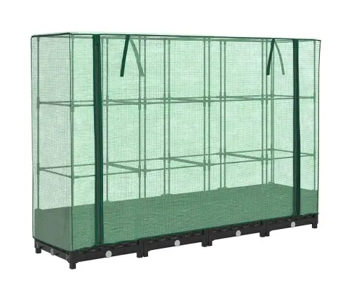 Paaugstināta Puķu Kaste Ar Pārsegu, 160X40X123 Cm Vidaxl