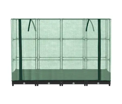 Paaugstināta Puķu Kaste Ar Pārsegu, 160X40X123 Cm Vidaxl